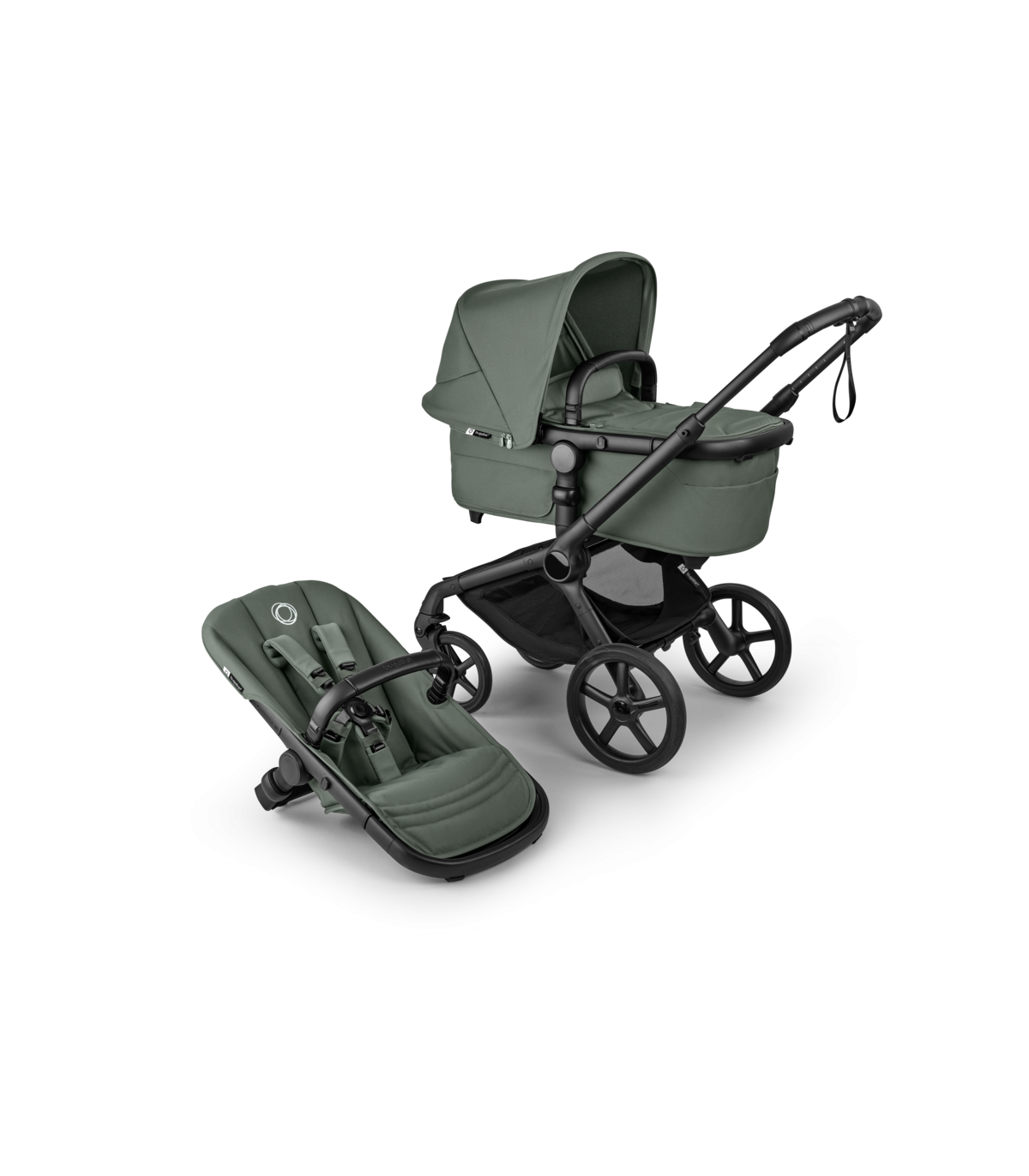 Bugaboo Fox 5 Renew Black Forest Green