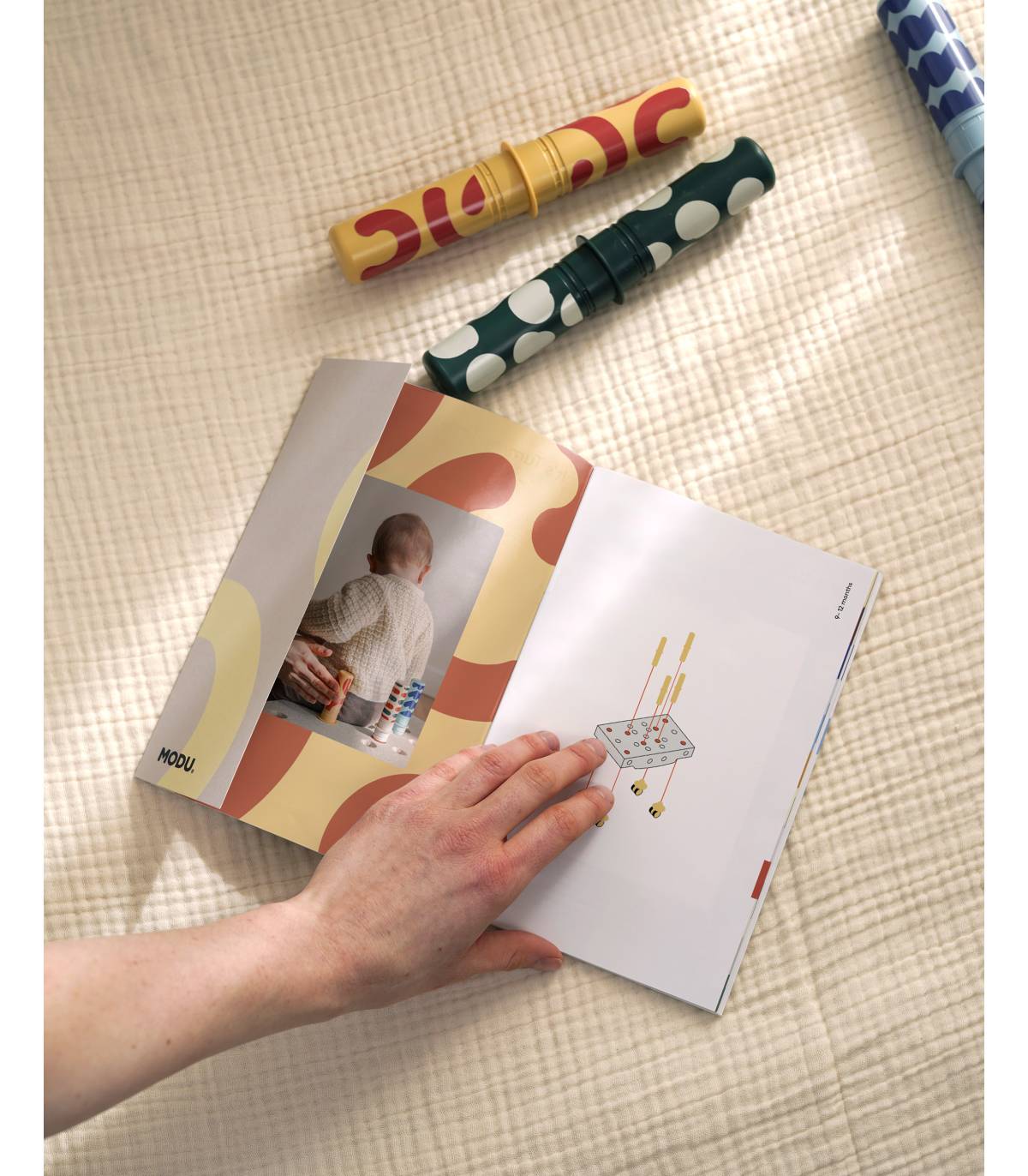 Modu Baby-Aktivitätenset Ocean Mint