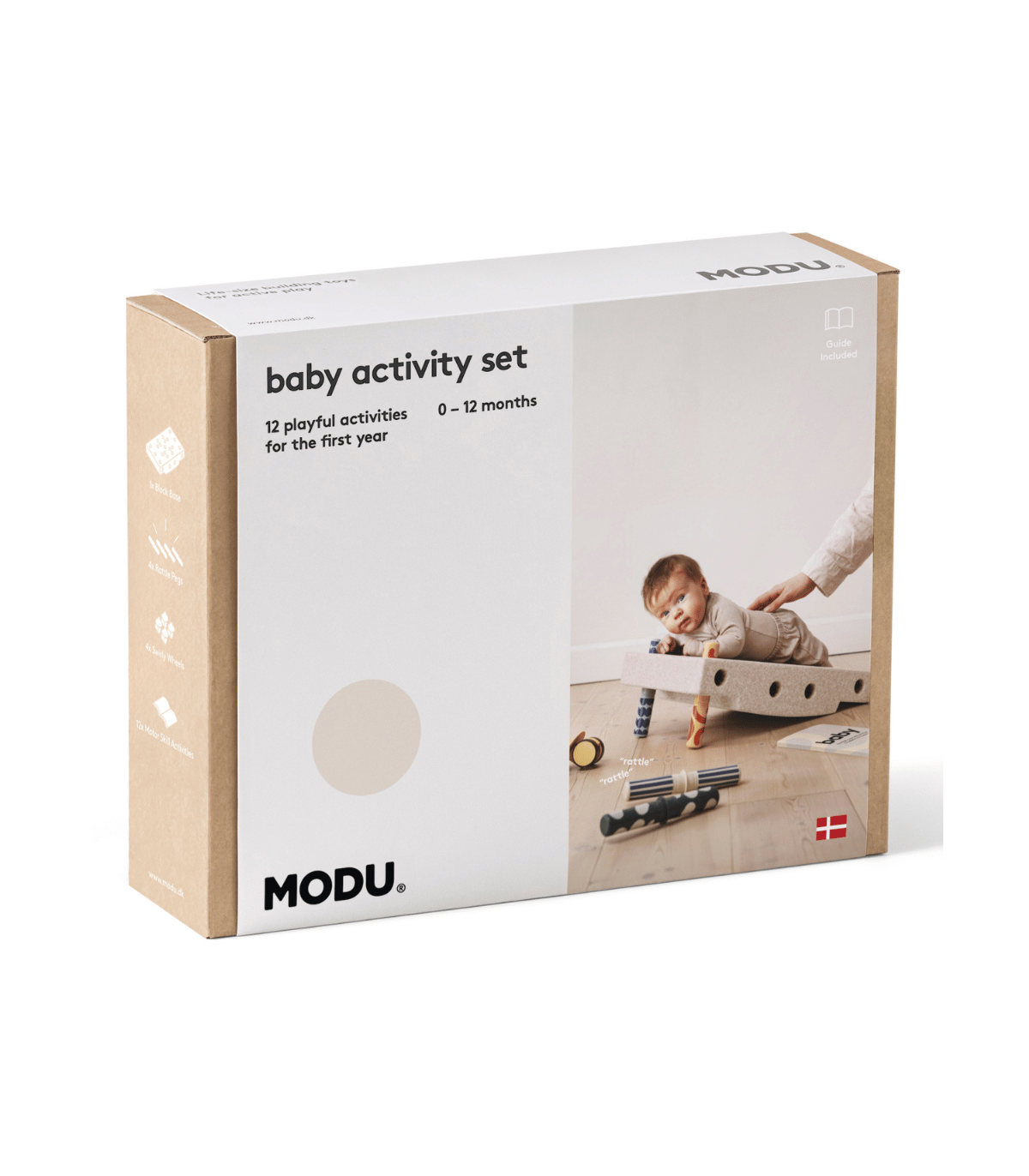 Modu Baby-Aktivitätenset Sand Grey