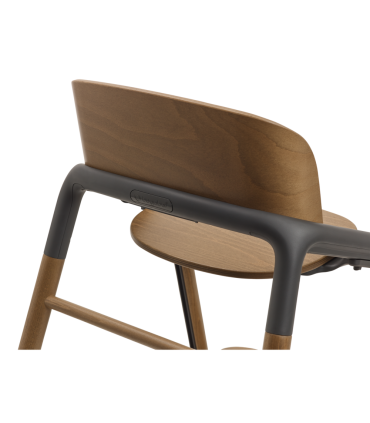Bugaboo Giraffe Hochstuhl Warm Wood / Grey