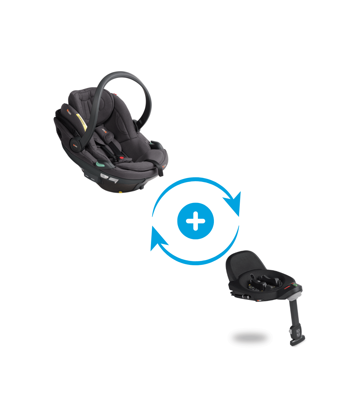 BeSafe Go Beyond 2 Set Dark Grey Melange