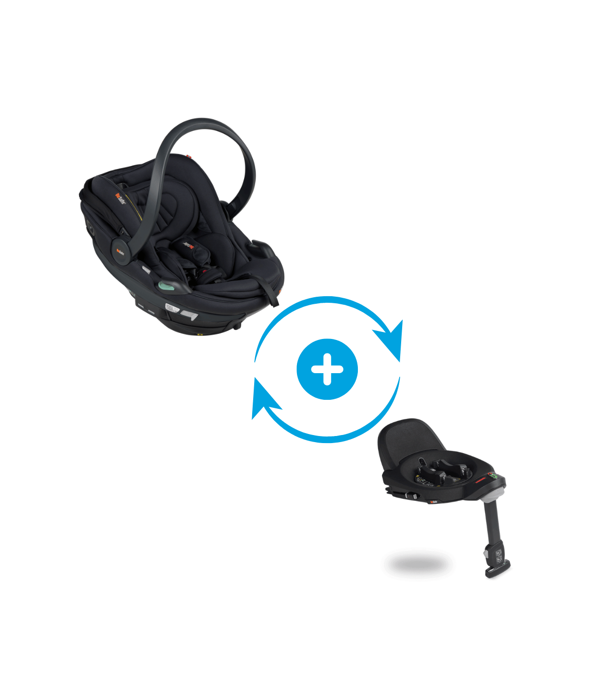 BeSafe Go Beyond 2 Set Black Soft Breeze