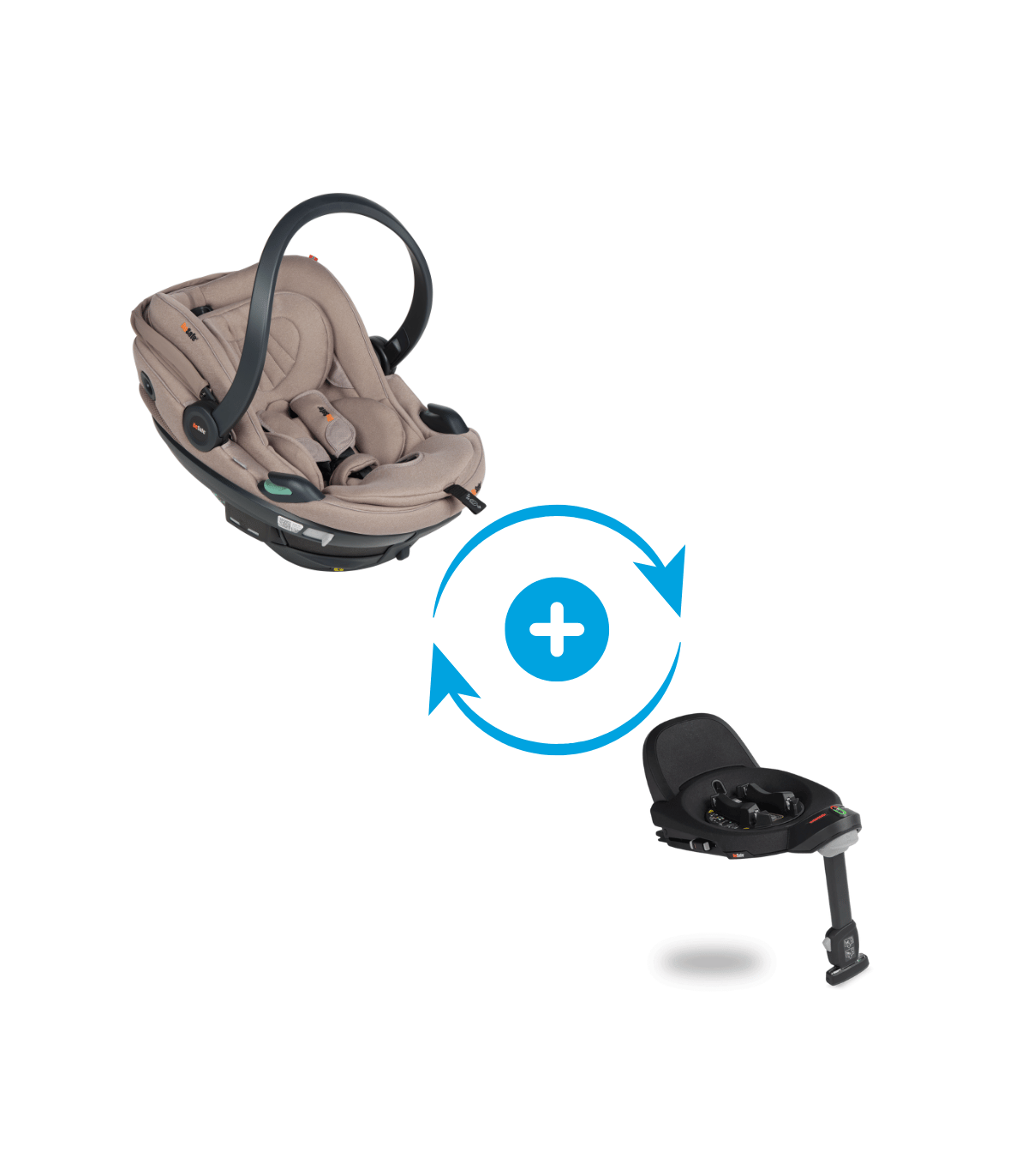 BeSafe Go Beyond 2 Set Dark Sand Soft Breeze