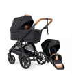 Emmaljunga Sento PRO Flat+ – 2-in-1 Kinderwagen Outdoor Black