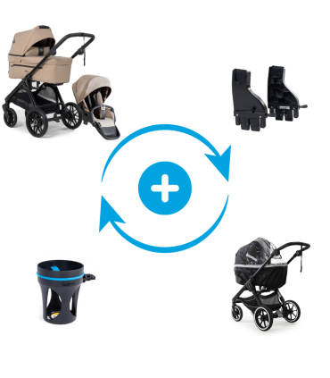 Emmaljunga SENTO PRO FLAT Kinderwagen SET – 2-in-1 ab Geburt