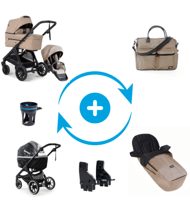 Emmaljunga SENTO FLAT PREMIUM SET – Kinderwagen ab Geburt