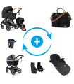 Emmaljunga Sento Flat+ PREMIUM SET - 2-in-1 Kinderwagen