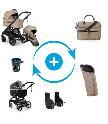 Emmaljunga SENTO PRO ERGO PREMIUM SET Kinderwagen – 2-in-1 ab Geburt