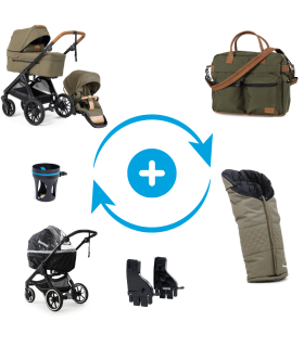 Emmaljunga SENTO PRO ERGO PREMIUM SET Kinderwagen – 2-in-1 ab Geburt
