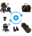 Emmaljunga Sento PRO Flat+ PREMIUM SET – 2-in-1 Kinderwagen