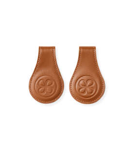 Cloby Leder Magnetclips 2er Set – Kinderwagen Clips