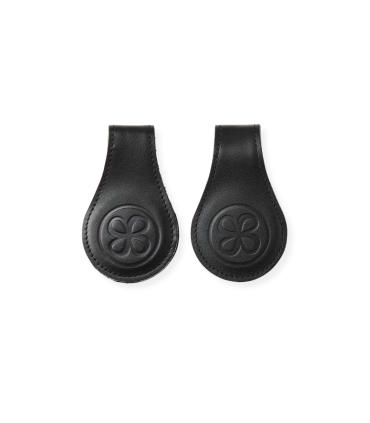 Cloby Leder Magnetclips 2er Set – Kinderwagen Clips