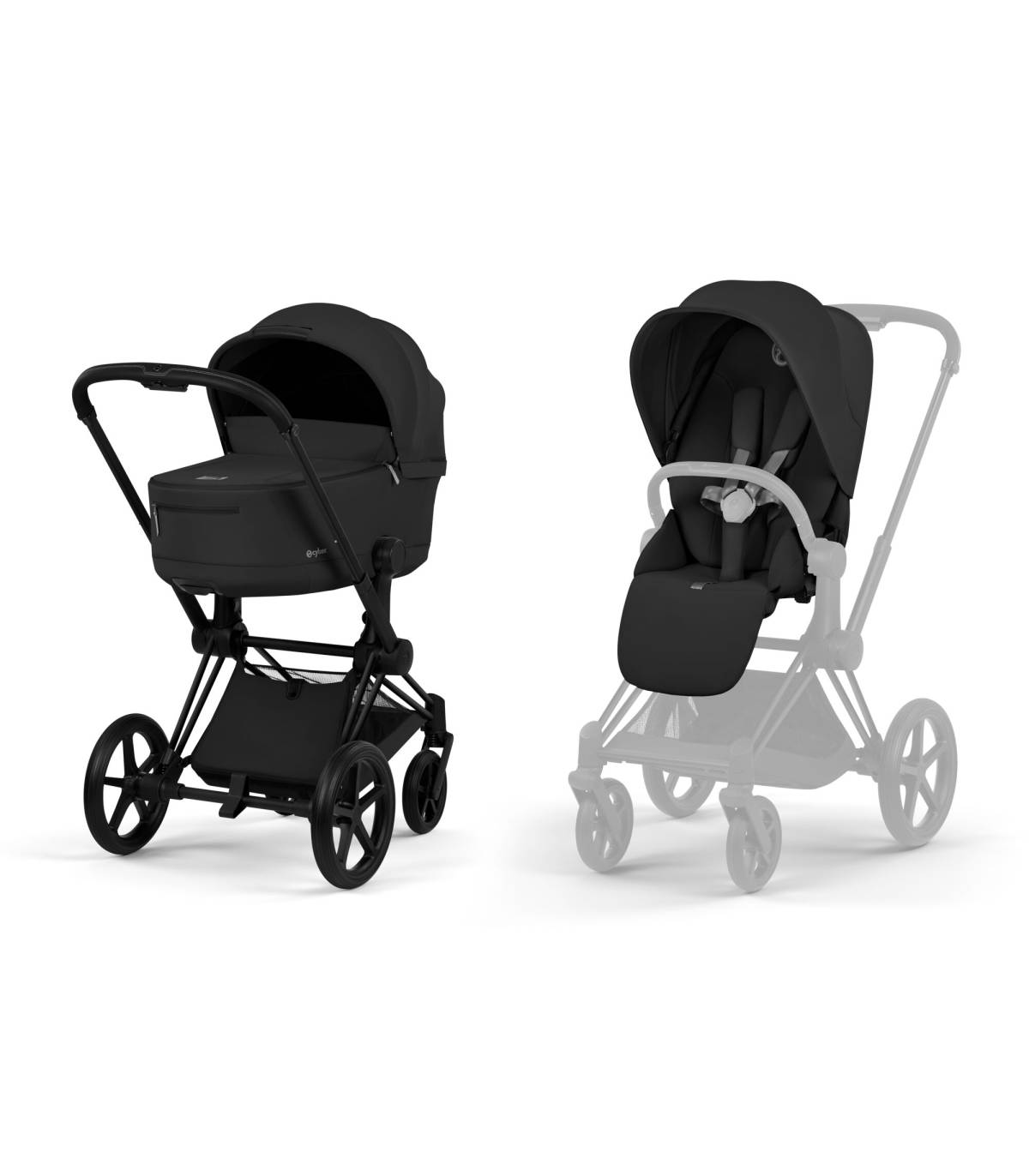 Cybex Priam 5 Comfort Set – Kinderwagen ab Geburt