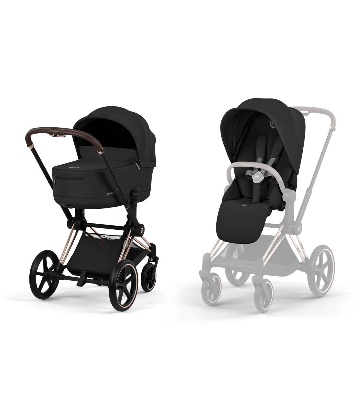 Cybex Priam 5 Comfort Set – Kinderwagen ab Geburt