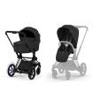 Cybex e-Priam Comfort Set - elektrischer 2in1 Kinderwagen Matt Black / Sepia Black