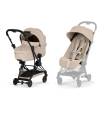 Cybex Coya Comfort Set - Reisebuggy mit faltbarer Babywanne Matt Black / Cozy Beige
