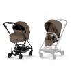 Cybex Mios 5 Comfort Set - 2in1 Kinderwagen Matt Black / Coconut Brown