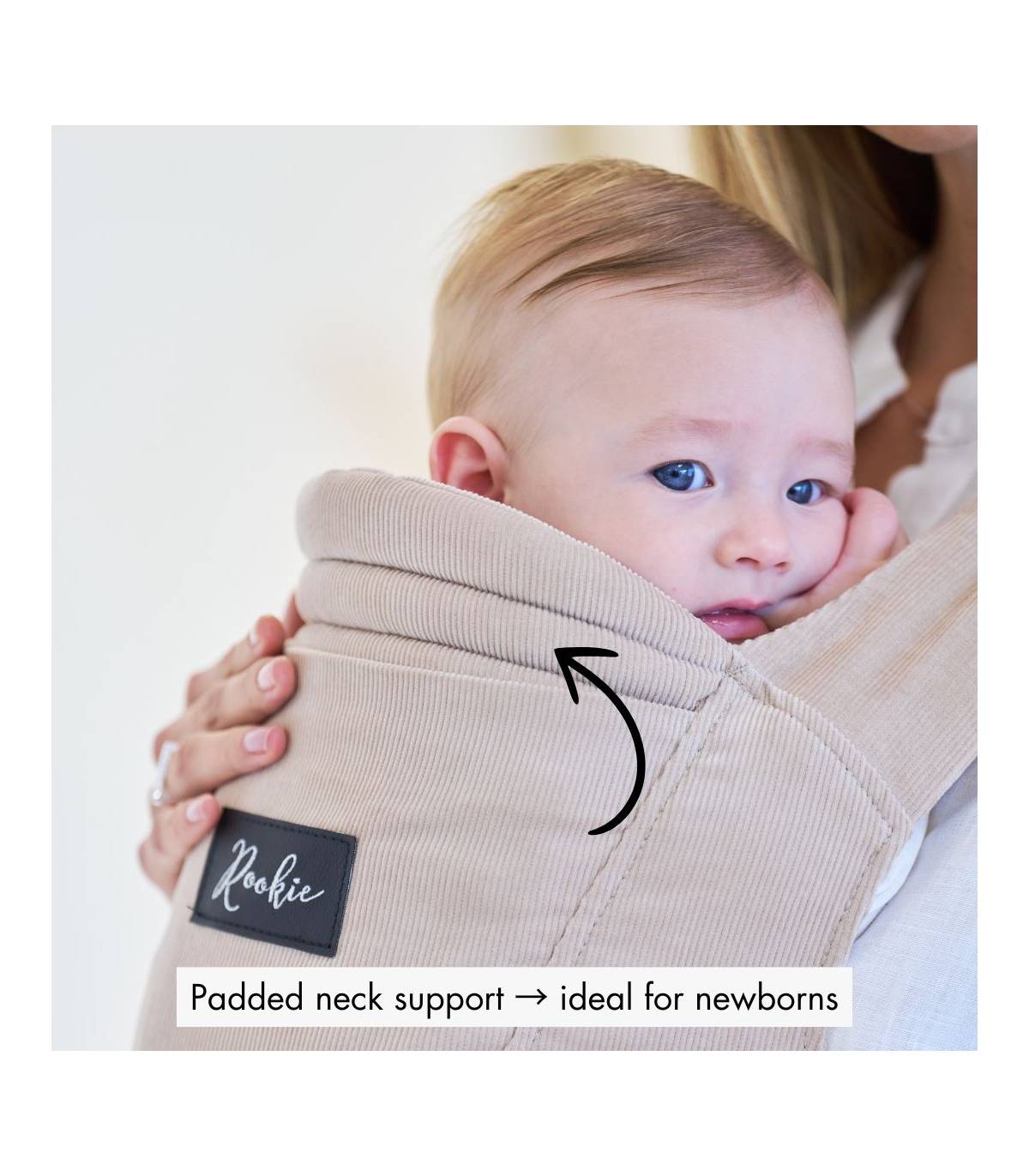 Rookie Premium Elite Babytrage – ergonomische Trage ab Geburt