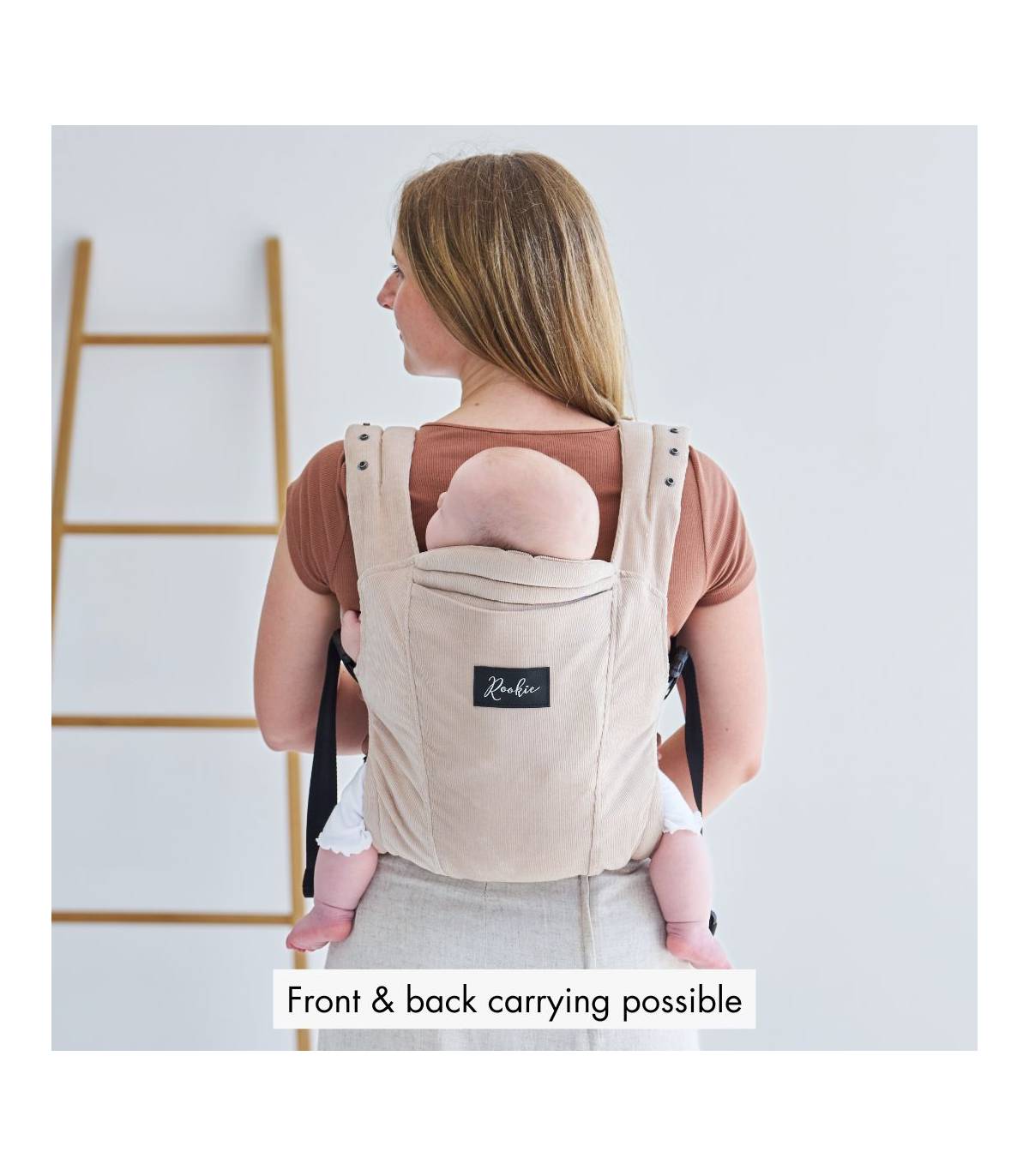 Rookie Premium Elite Babytrage – ergonomische Trage ab Geburt