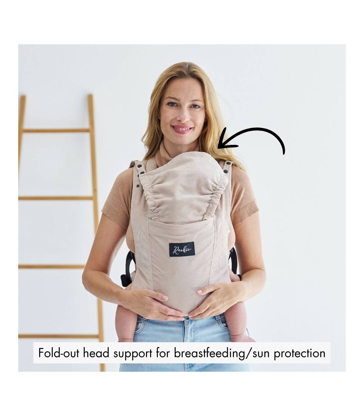 Rookie Premium Elite Babytrage – ergonomische Trage ab Geburt