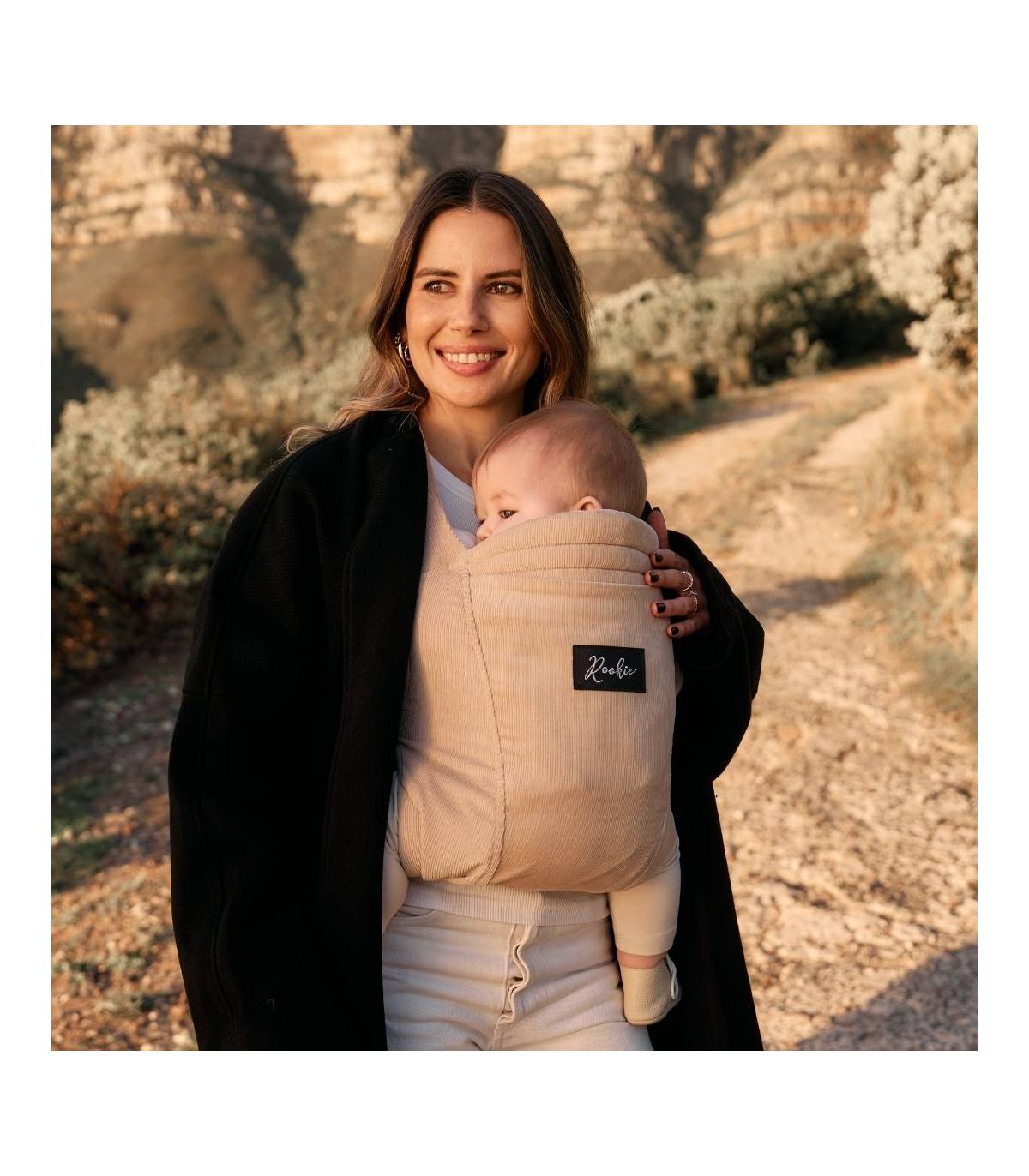 Rookie Premium Elite Babytrage – ergonomische Trage ab Geburt