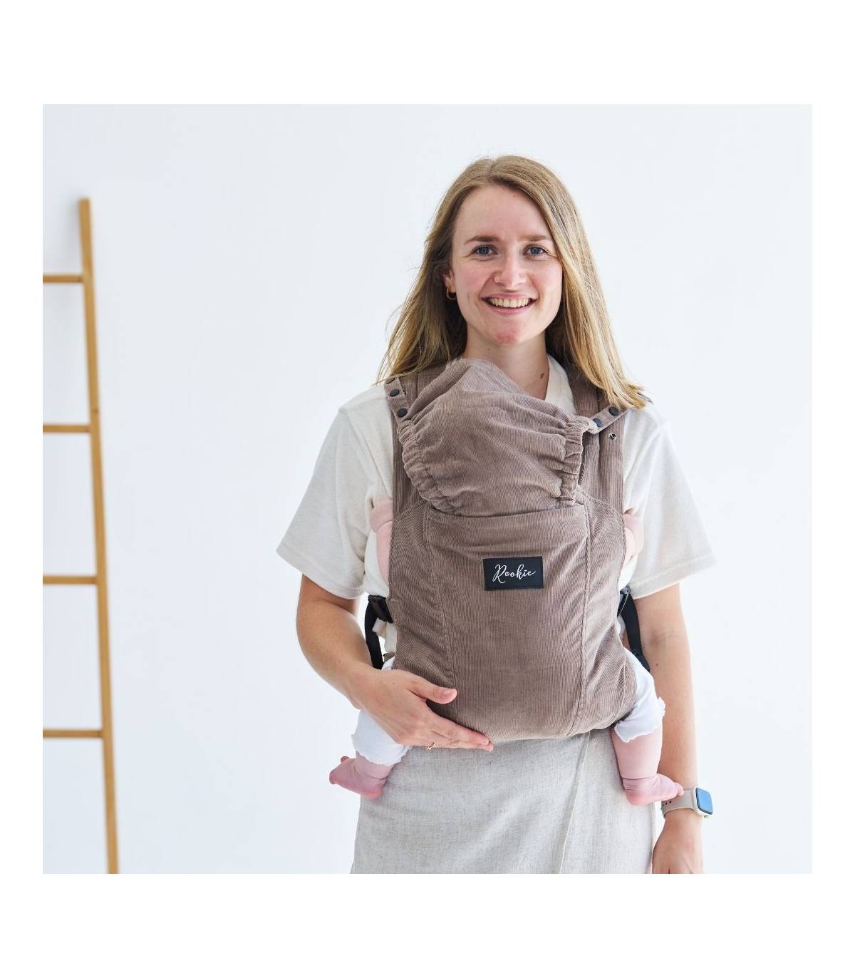 Rookie Premium Elite Babytrage – ergonomische Trage ab Geburt