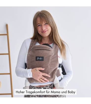 Rookie Premium Elite Babytrage – ergonomische Trage ab Geburt