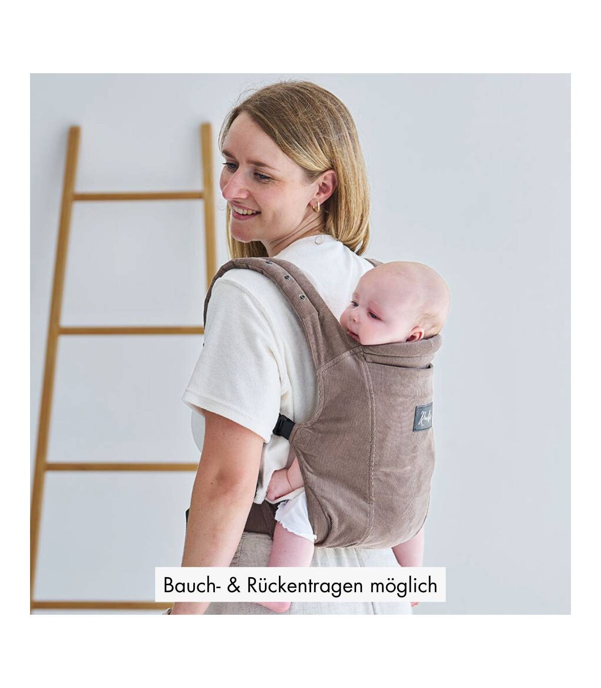 Rookie Premium Elite Babytrage – ergonomische Trage ab Geburt