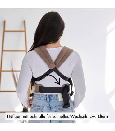 Rookie Premium Elite Babytrage – ergonomische Trage ab Geburt