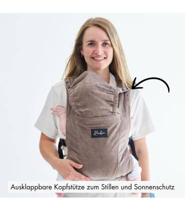 Rookie Premium Elite Babytrage – ergonomische Trage ab Geburt