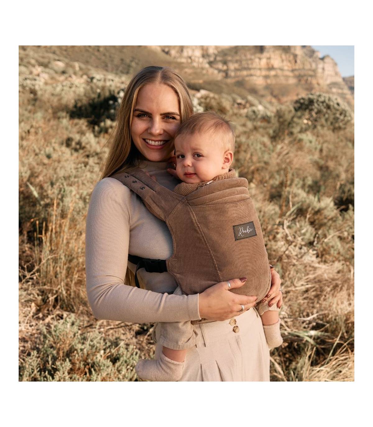 Rookie Premium Elite Babytrage – ergonomische Trage ab Geburt