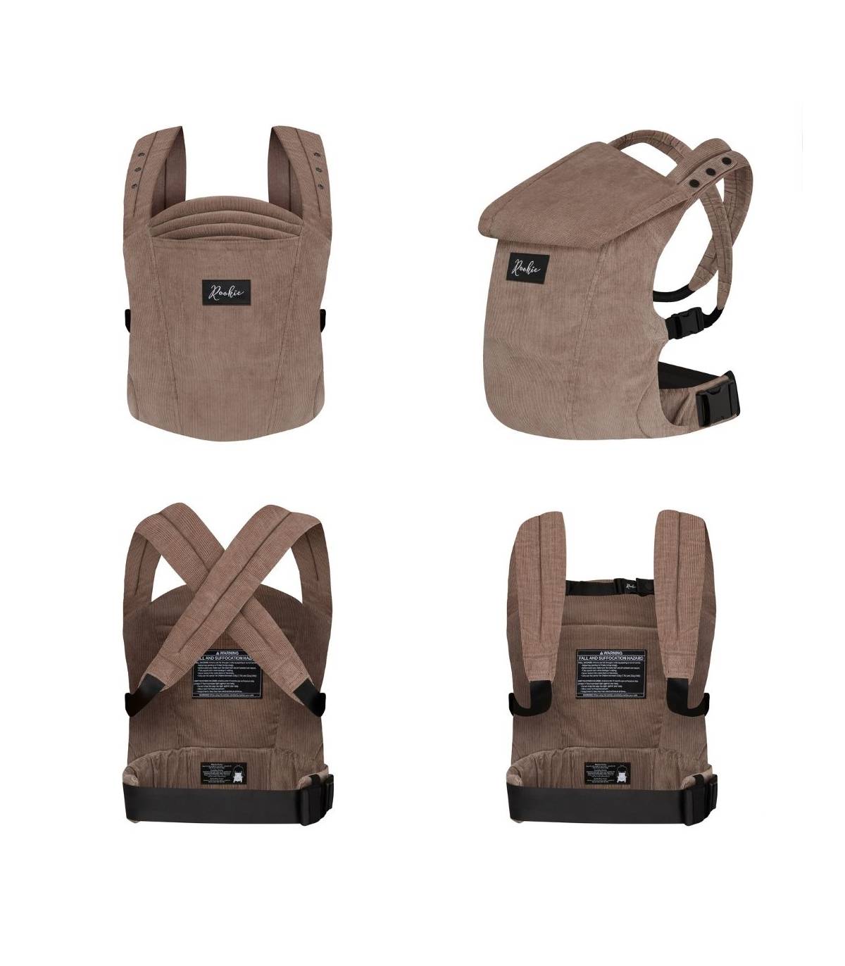 Rookie Premium Elite Babytrage – ergonomische Trage ab Geburt