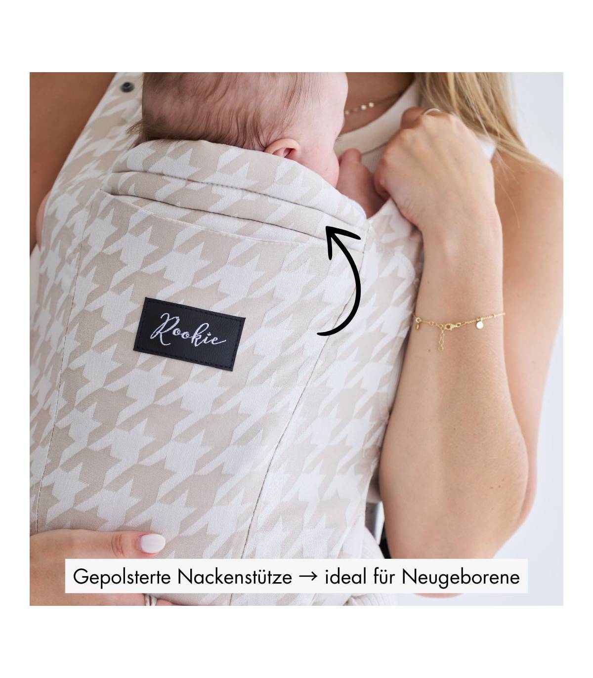 Rookie Premium Elite Babytrage – ergonomische Trage ab Geburt