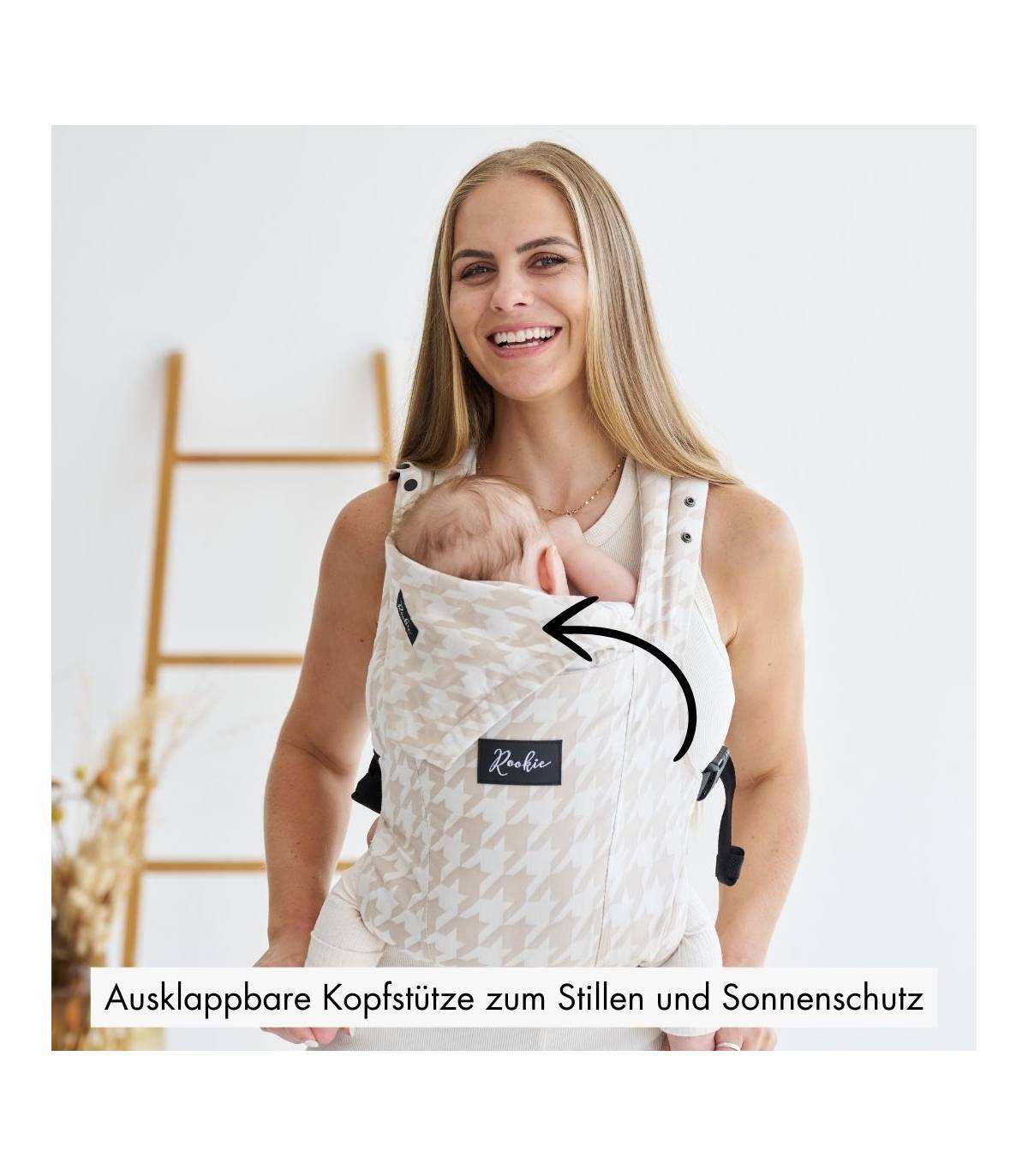 Rookie Premium Elite Babytrage – ergonomische Trage ab Geburt