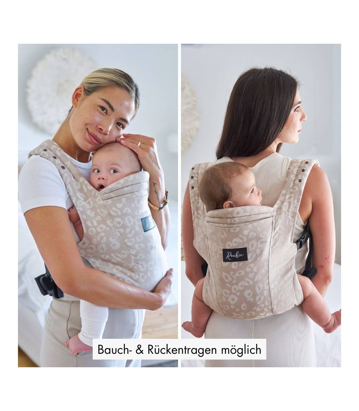 Rookie Premium Elite Babytrage – ergonomische Trage ab Geburt