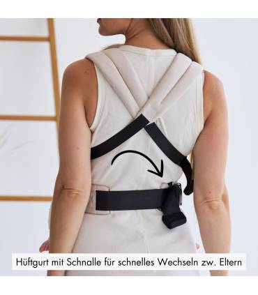 Rookie Premium Elite Babytrage – ergonomische Trage ab Geburt