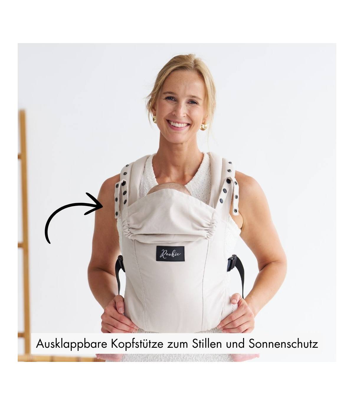 Rookie Premium Elite Babytrage – ergonomische Trage ab Geburt