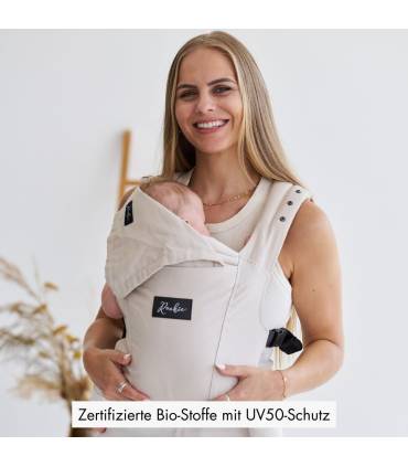 Rookie Premium Elite Babytrage – ergonomische Trage ab Geburt