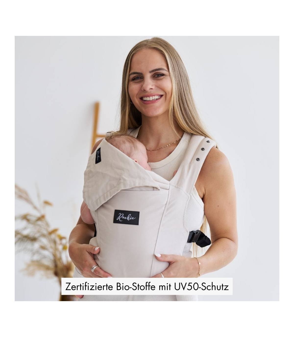 Rookie Premium Elite Babytrage – ergonomische Trage ab Geburt