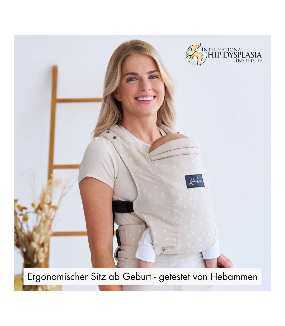 Rookie Premium Elite Babytrage – ergonomische Trage ab Geburt