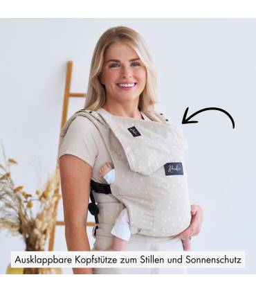 Rookie Premium Elite Babytrage – ergonomische Trage ab Geburt