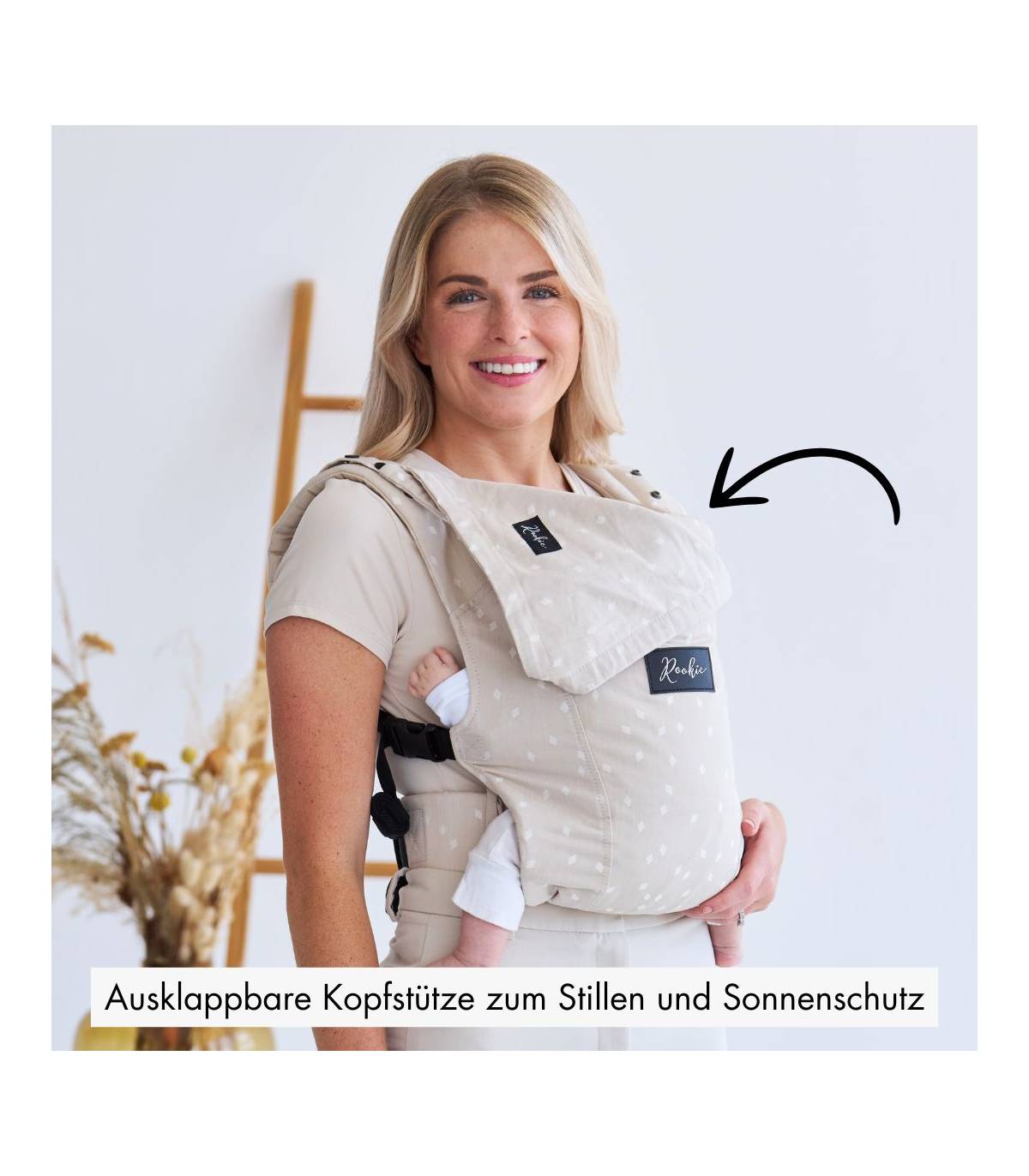 Rookie Premium Elite Babytrage – ergonomische Trage ab Geburt