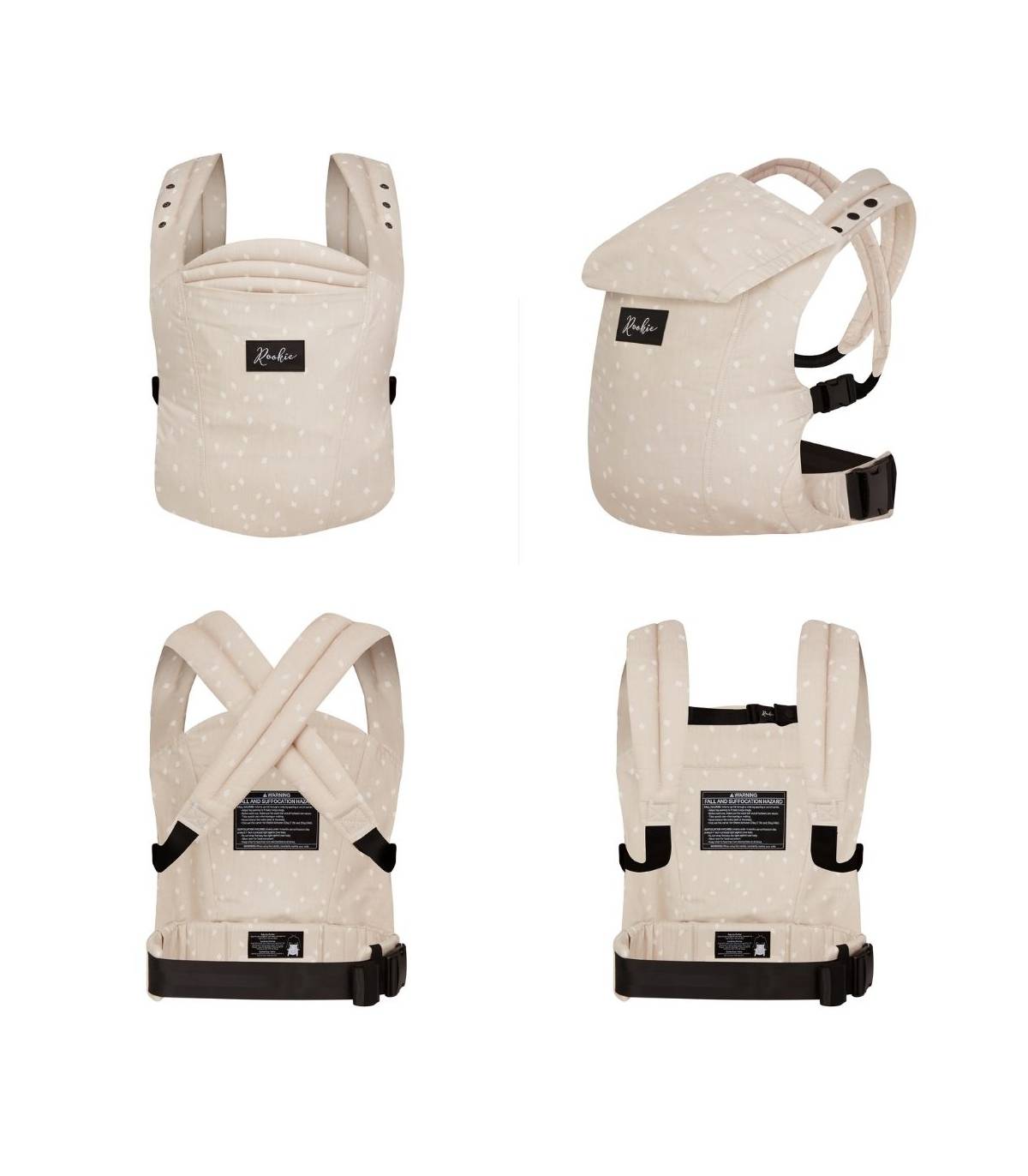 Rookie Premium Elite Babytrage – ergonomische Trage ab Geburt