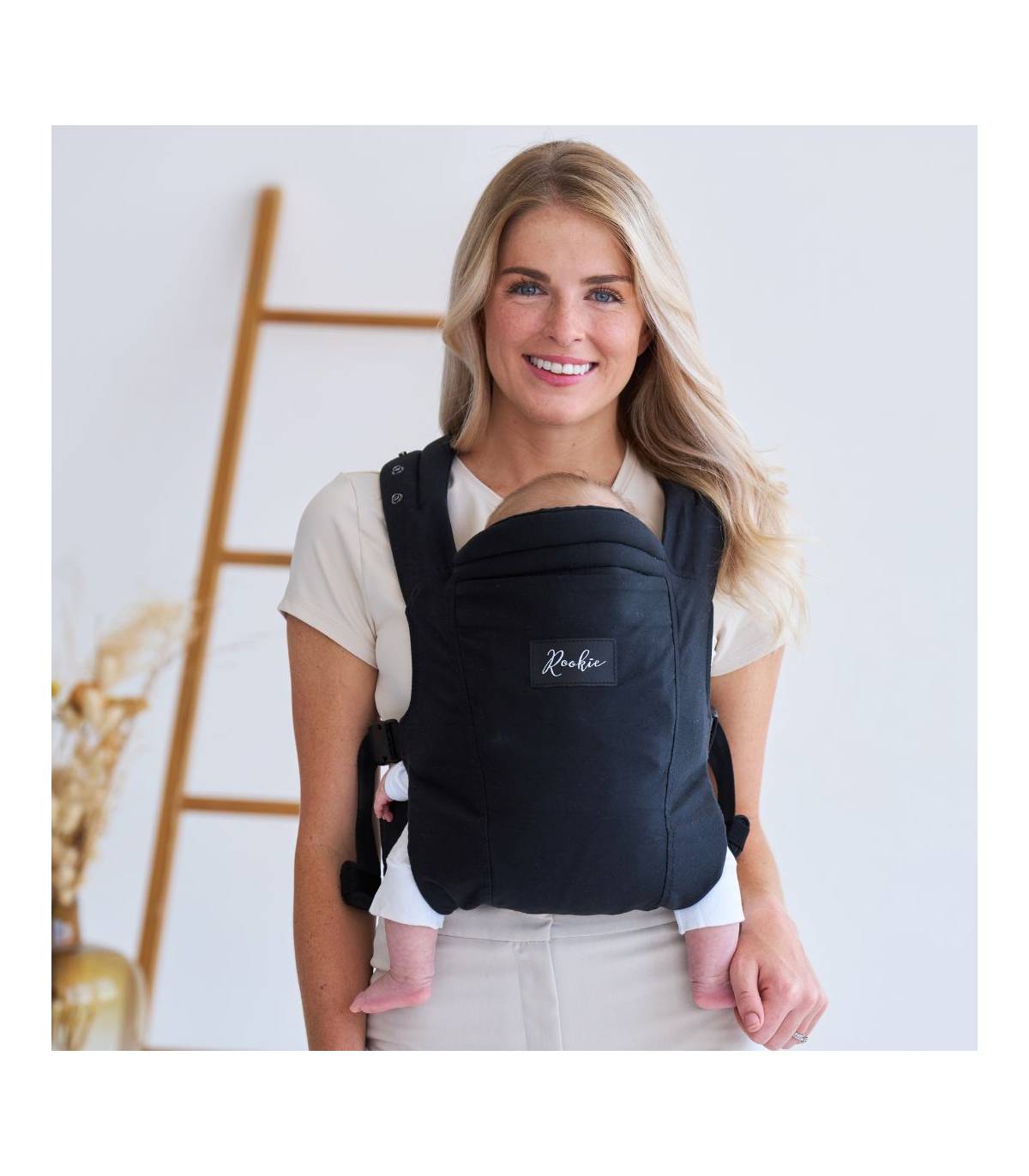 Rookie Premium Elite Babytrage – ergonomische Trage ab Geburt