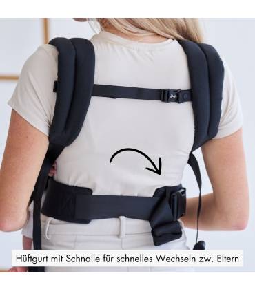 Rookie Premium Elite Babytrage – ergonomische Trage ab Geburt