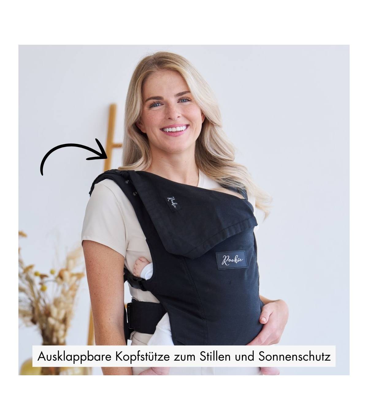 Rookie Premium Elite Babytrage – ergonomische Trage ab Geburt