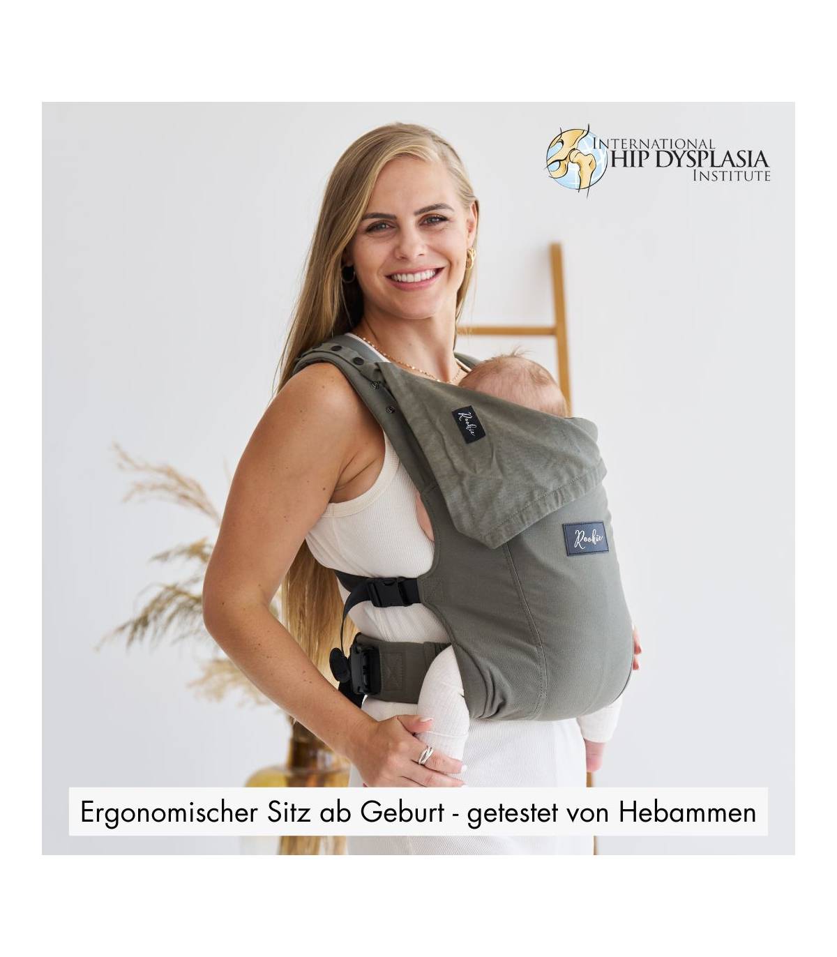 Rookie Premium Elite Babytrage – ergonomische Trage ab Geburt