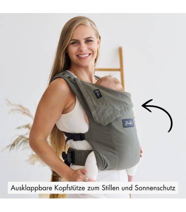 Rookie Premium Elite Babytrage – ergonomische Trage ab Geburt