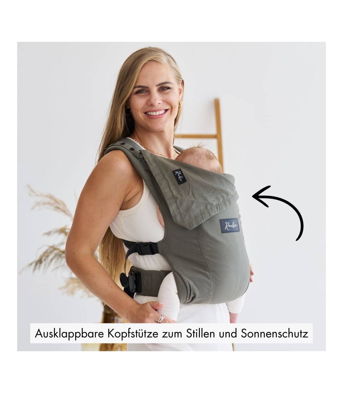 Rookie Premium Elite Babytrage – ergonomische Trage ab Geburt