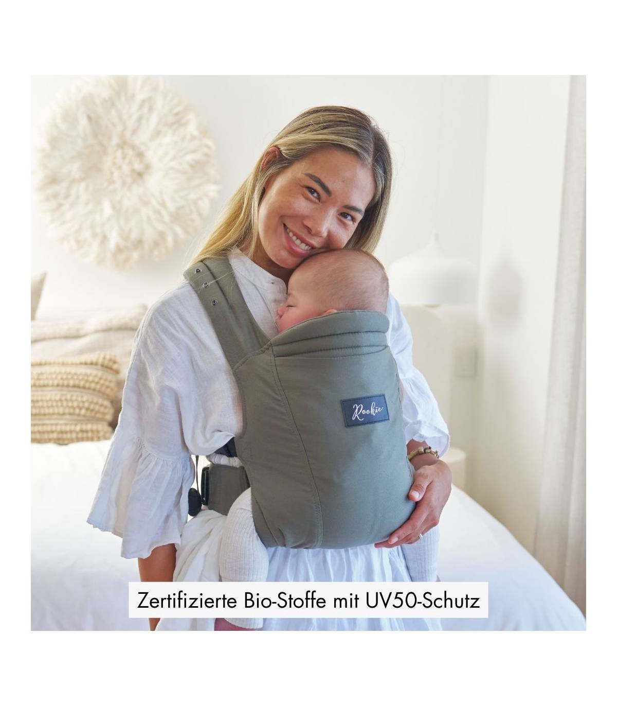 Rookie Premium Elite Babytrage – ergonomische Trage ab Geburt
